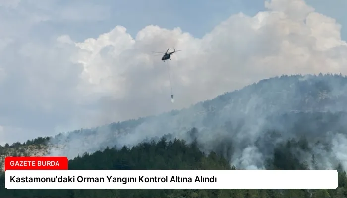 Kastamonu’daki Orman Yangını Kontrol Altına Alındı
