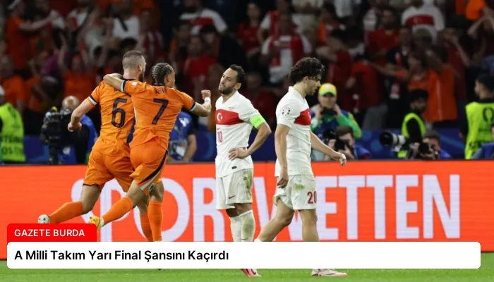 A Milli Takım Yarı Final Şansını Kaçırdı