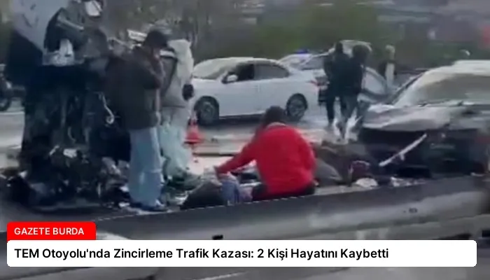 TEM Otoyolu’nda Zincirleme Trafik Kazası: 2 Kişi Hayatını Kaybetti