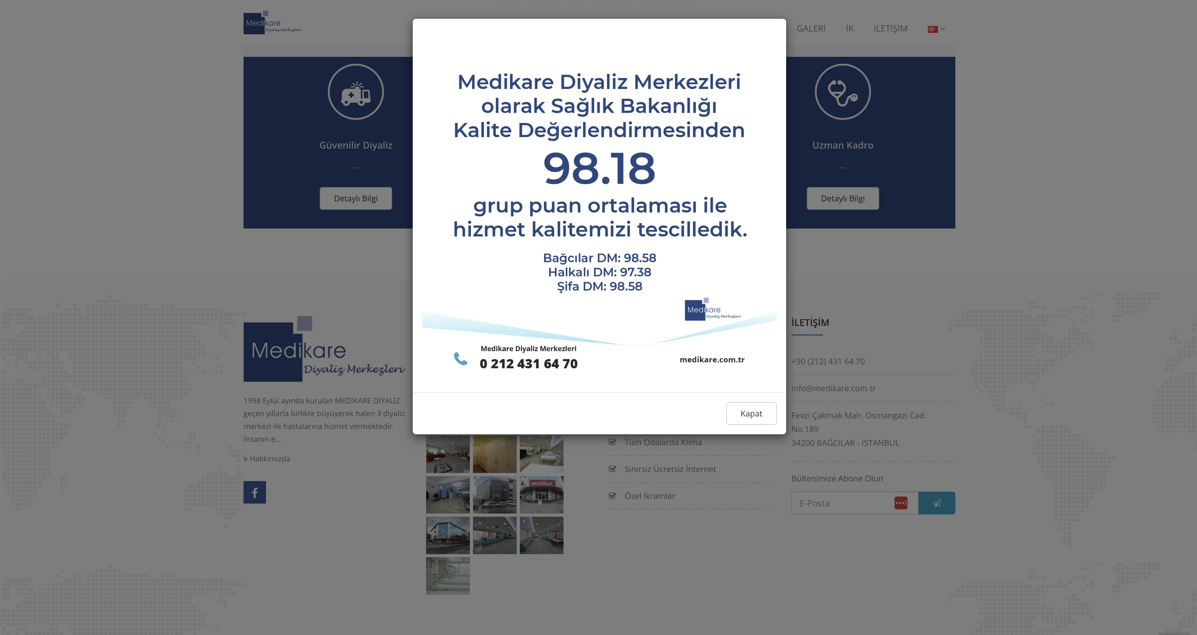 Medikare Diyaliz Merkezleri: İstanbul’da Diyaliz Tedavisinin Güvenilir Adresi