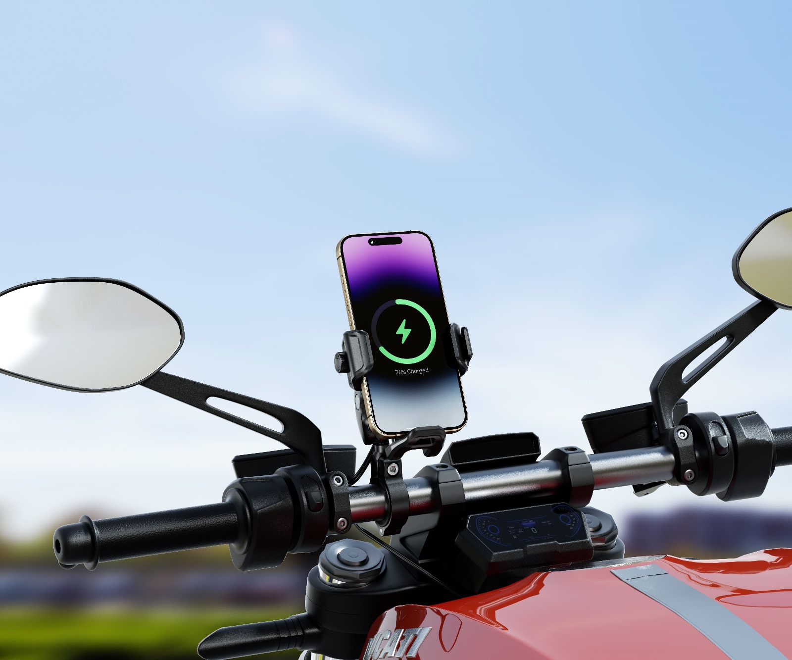 Konforlu Motosiklet Telefon Tutucular