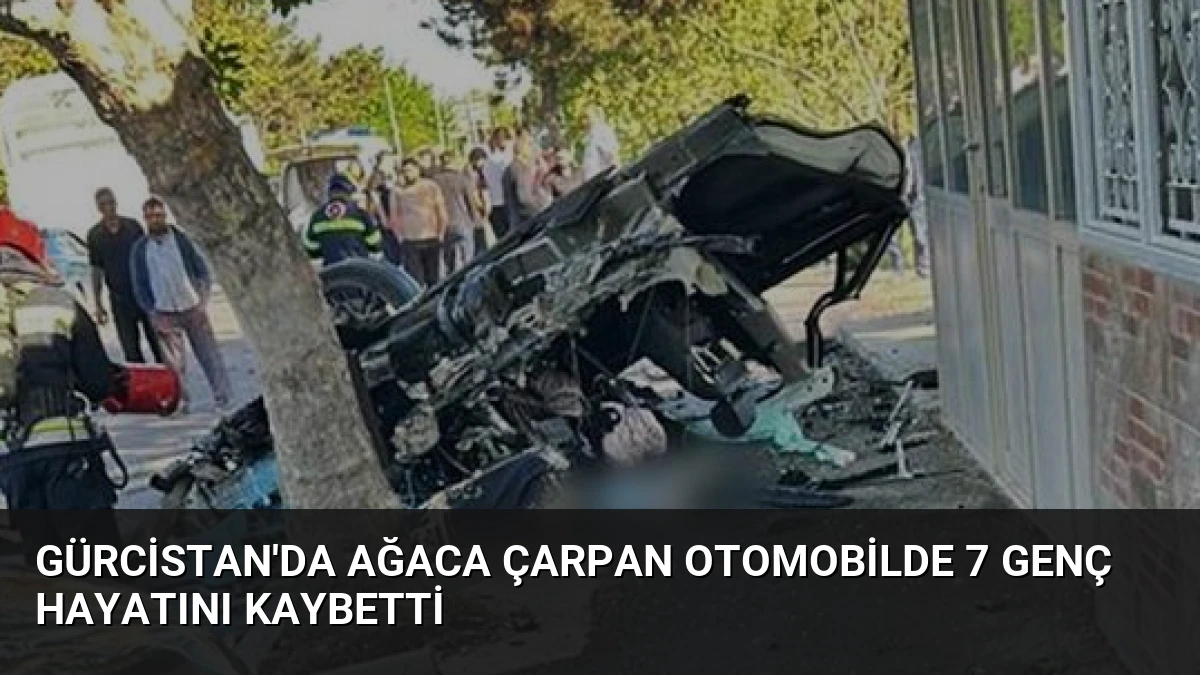 Gürcistan’da Ağaca Çarpan Otomobilde 7 Genç Hayatını Kaybetti