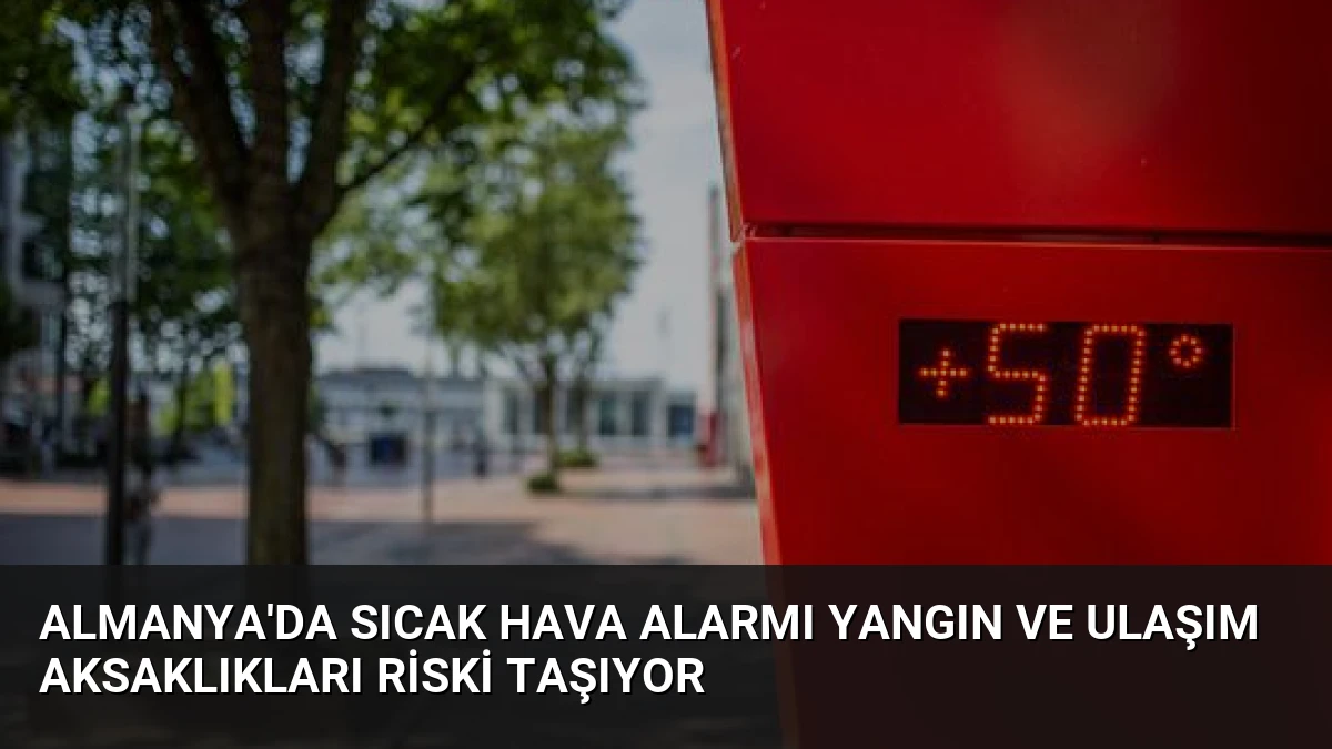 Almanya’da Sıcak Hava Alarmı Yangın ve Ulaşım Aksaklıkları Riski Taşıyor