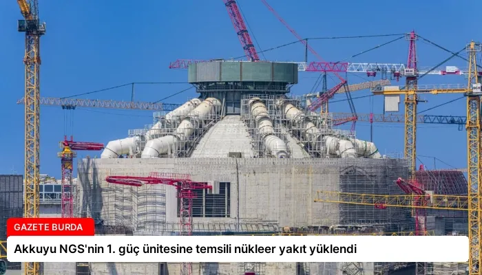 Akkuyu NGS’nin 1. güç ünitesine temsili nükleer yakıt yüklendi