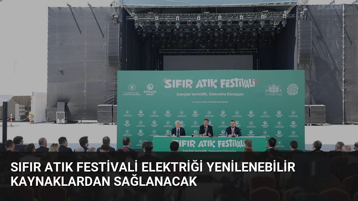 Sıfır Atık Festivali Elektriği Yenilenebilir Kaynaklardan Sağlanacak
