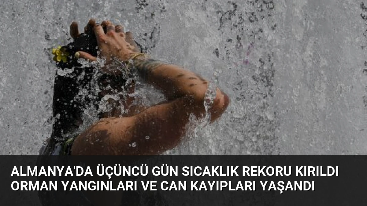 Almanya’da Üçüncü Gün Sıcaklık Rekoru Kırıldı Orman Yangınları ve Can Kayıpları Yaşandı