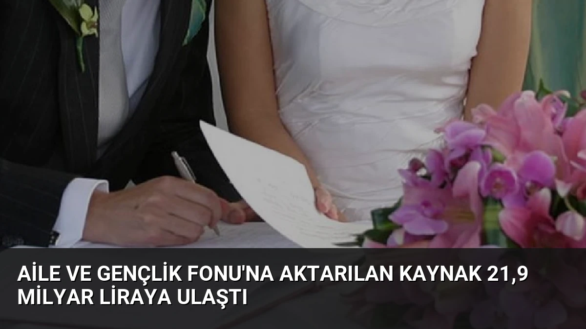 Aile ve Gençlik Fonu’na Aktarılan Kaynak 21,9 Milyar Liraya Ulaştı