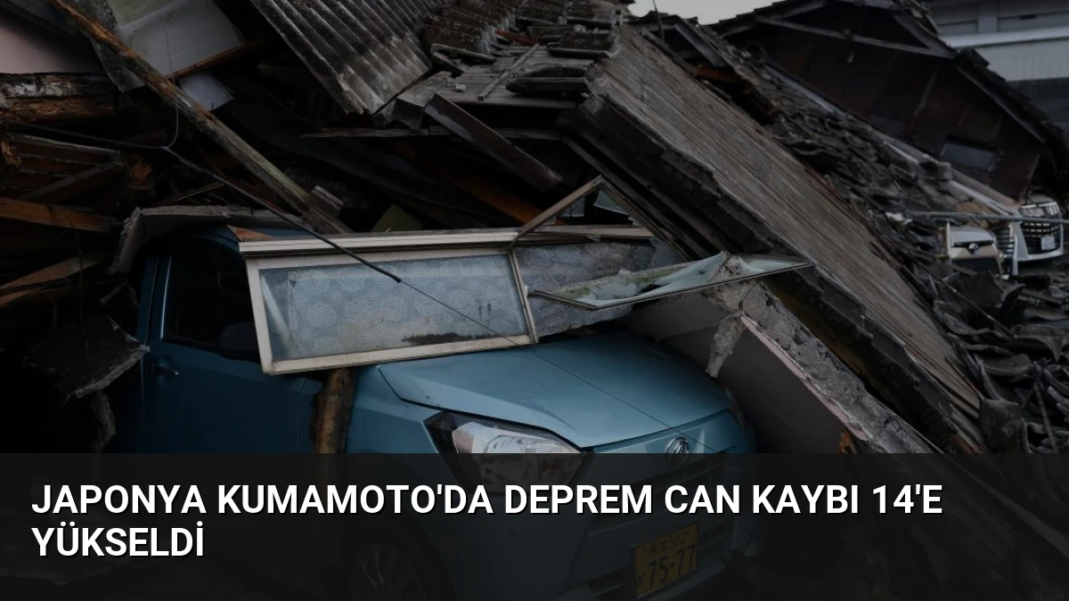Japonya Kumamoto’da Deprem Can Kaybı 14’e Yükseldi