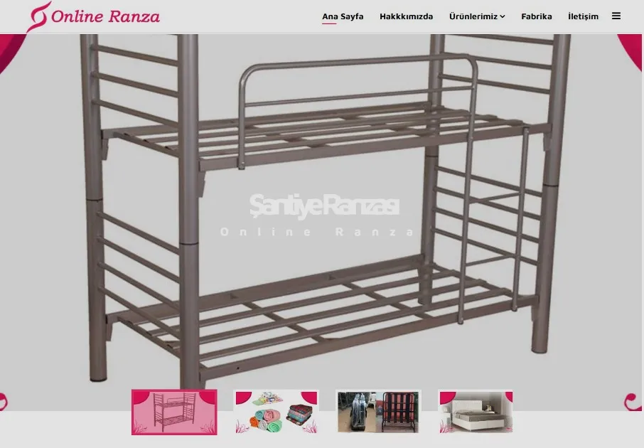 Şantiye ranzasında 28 yıllık üretim Online Ranza toplu yaşam alanlarını tek elden donatıyor