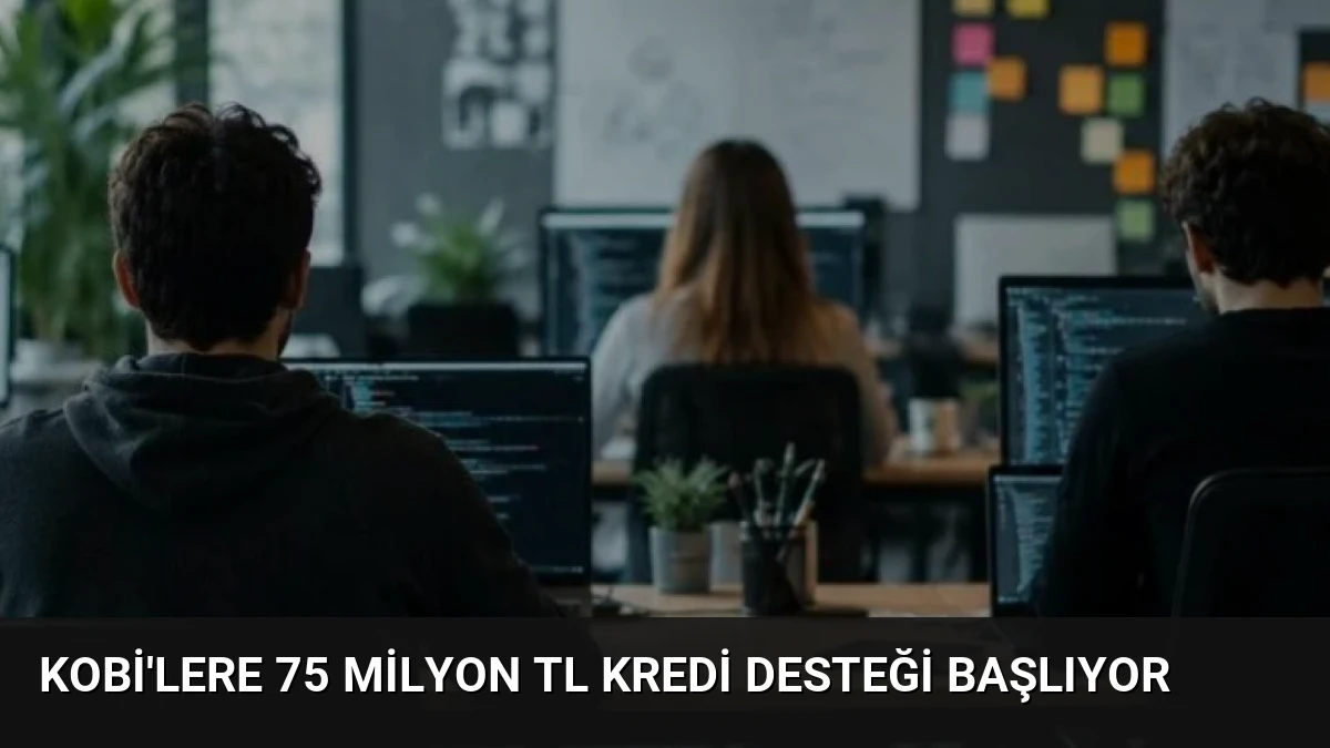 KOBİ’lere 75 Milyon TL Kredi Desteği Başlıyor
