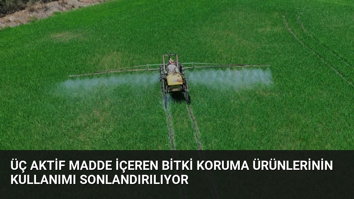 Üç Aktif Madde İçeren Bitki Koruma Ürünlerinin Kullanımı Sonlandırılıyor