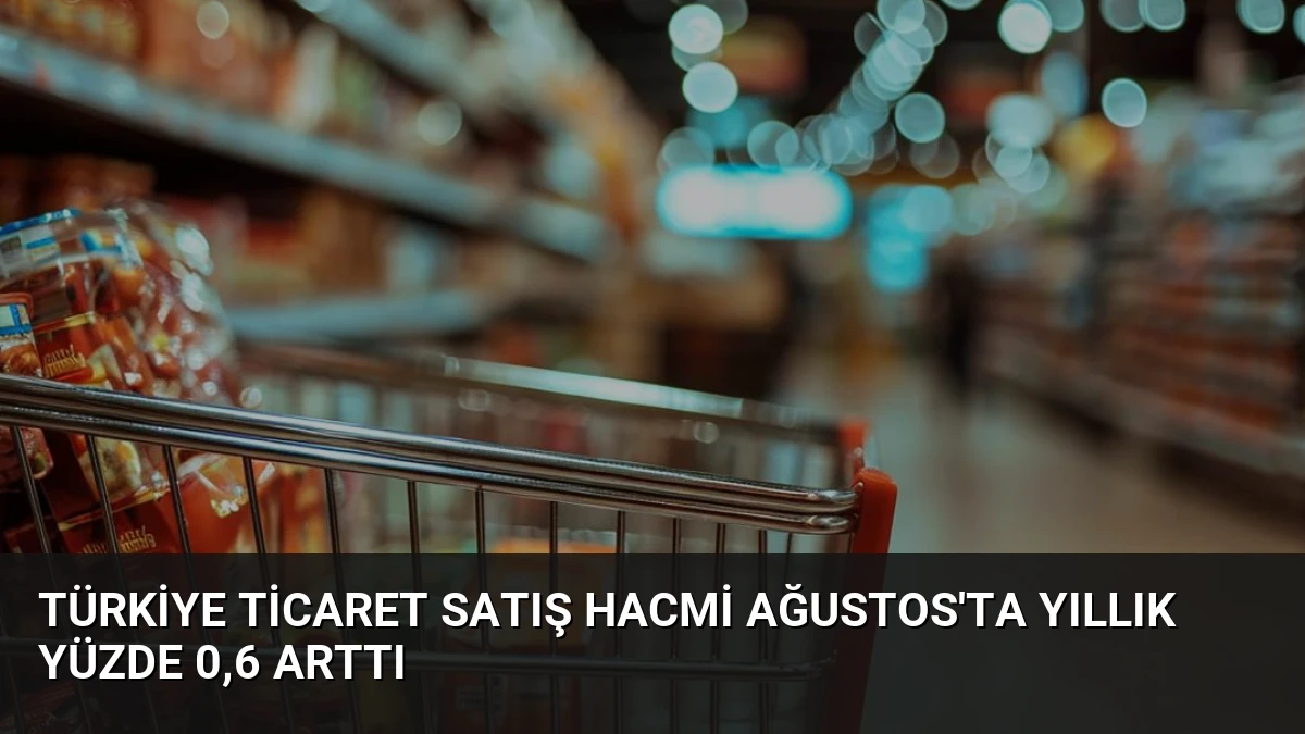 Türkiye Ticaret Satış Hacmi Ağustos’ta Yıllık Yüzde 0,6 Arttı